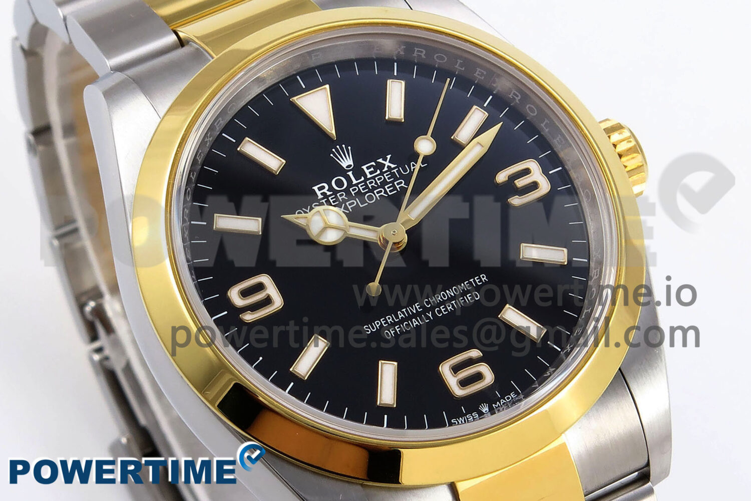 Explorer 124273 36mm 904L Steel VSF 1:1 Best Edition Black Dial on SS/YG Bracelet VS3230 - Image 3