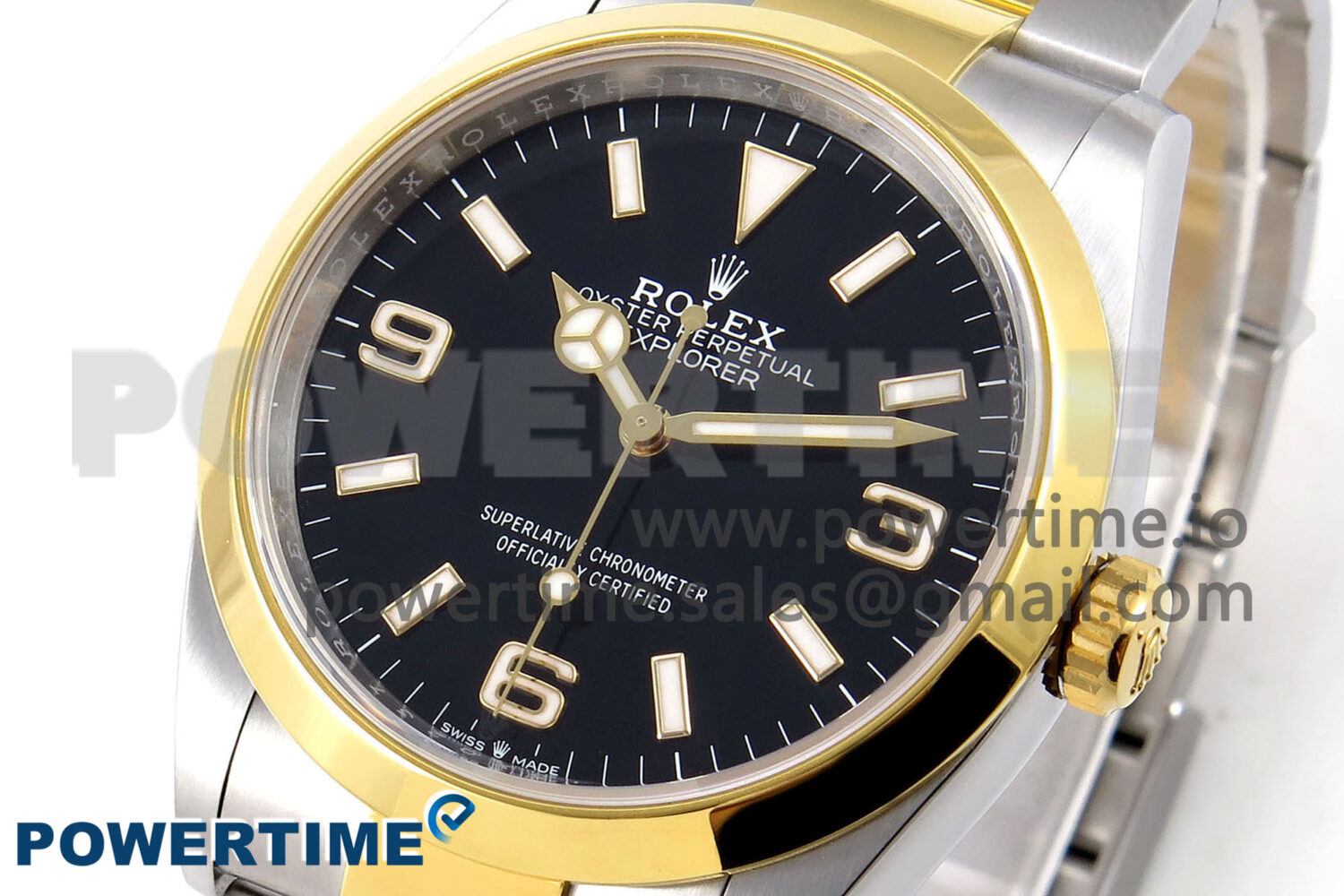 Explorer 124273 36mm 904L Steel VSF 1:1 Best Edition Black Dial on SS/YG Bracelet VS3230 - Image 2