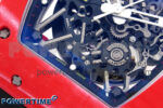 RM035-02 Red NTPT ZF 1:1 Best Edition Skeleton Dial on Black Rubber Strap RMAL1 Super Clone V6 - Image 5