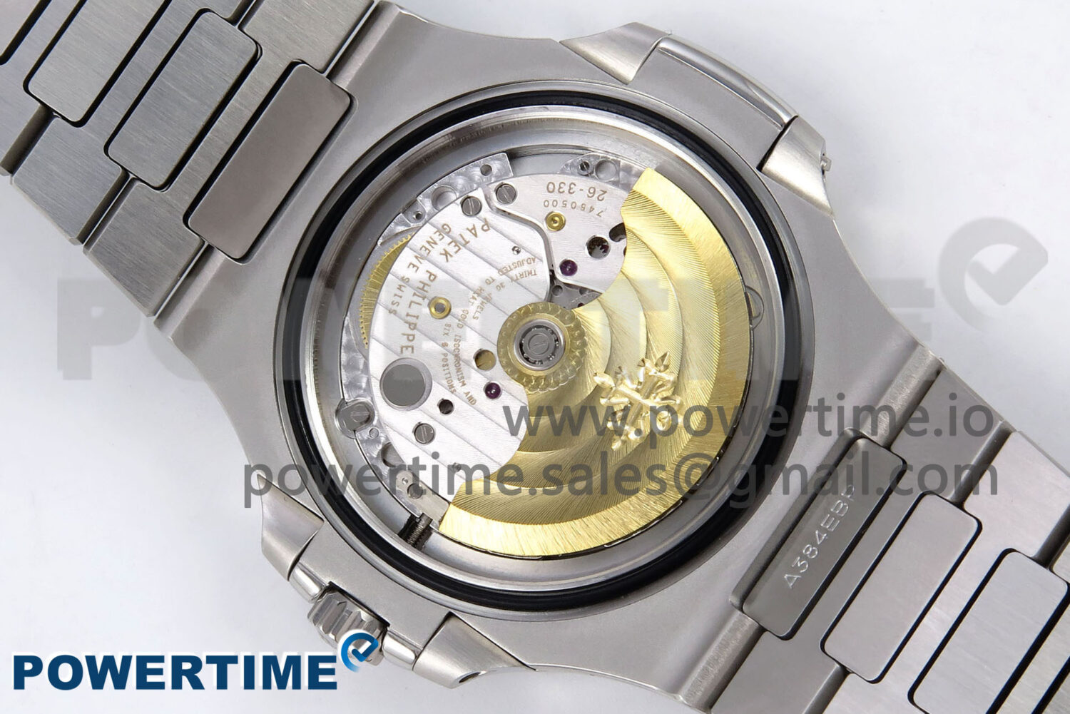 Nautilus 5711/1A 3KF 1:1 Best Edition Diamonds Bezel Green Textured Dial on SS Bracelet A324 Super Clone V2 - Image 9