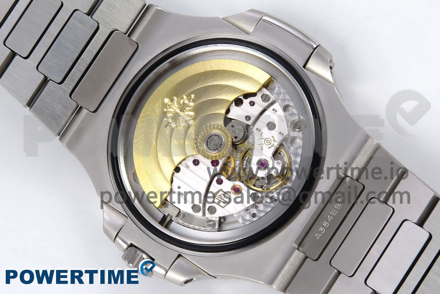 Nautilus 5711/1A 3KF 1:1 Best Edition Diamonds Bezel Green Textured Dial on SS Bracelet A324 Super Clone V2 - Image 10