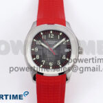 Aquanaut 5167A SS ZF 1:1 Best Edition Gray Dial on Red Rubber Strap 330CS V2