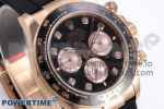 Daytona 126515 QF 1:1 Best Edition Black/RG Diamonds Dial on Oysterflex Strap SH4131 V6 (Weighted) - Image 3