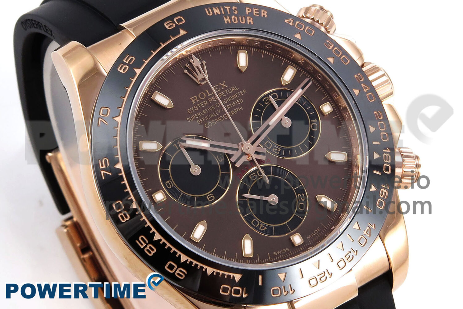 Daytona 116515 LN ZF 1:1 Best Edition Chocolate/Black Dial on Oysterflex Strap SH4130 (Gain Weight) - Image 3