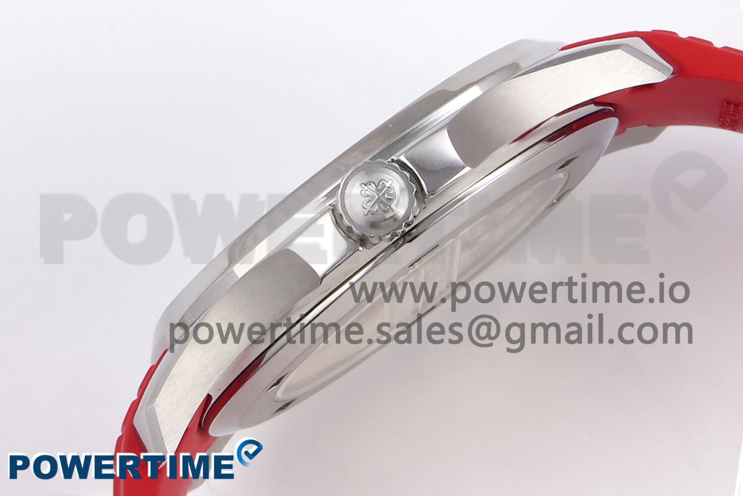 Aquanaut 5167A SS ZF 1:1 Best Edition Gray Dial on Red Rubber Strap 330CS V2 - Image 7