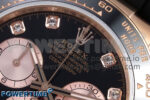 Daytona 126515 QF 1:1 Best Edition Black/RG Diamonds Dial on Oysterflex Strap SH4131 V6 (Weighted) - Image 4