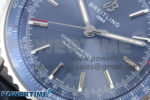 Navitimer Automatic 41mm SS TF 1:1 Best Edition Blue Dial on Black Leather Strap A2824 - Image 5