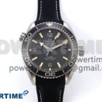 Planet Ocean 43.5mm SS VSF 1:1 Best Edition Gray Bezel Gray Dial on Black Rubber Strap A8900 Super Clone