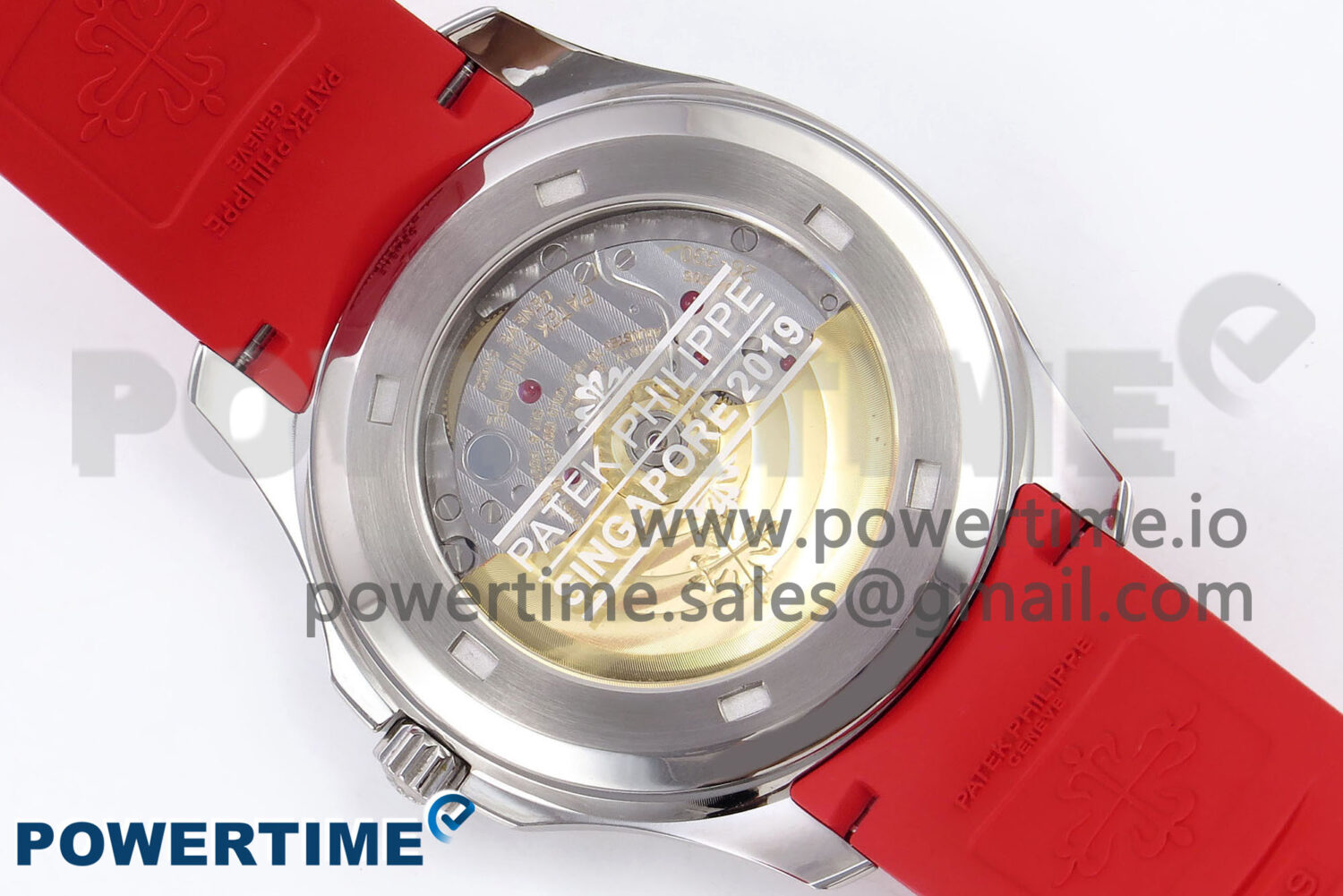 Aquanaut 5167A SS ZF 1:1 Best Edition Gray Dial on Red Rubber Strap 330CS V2 - Image 8