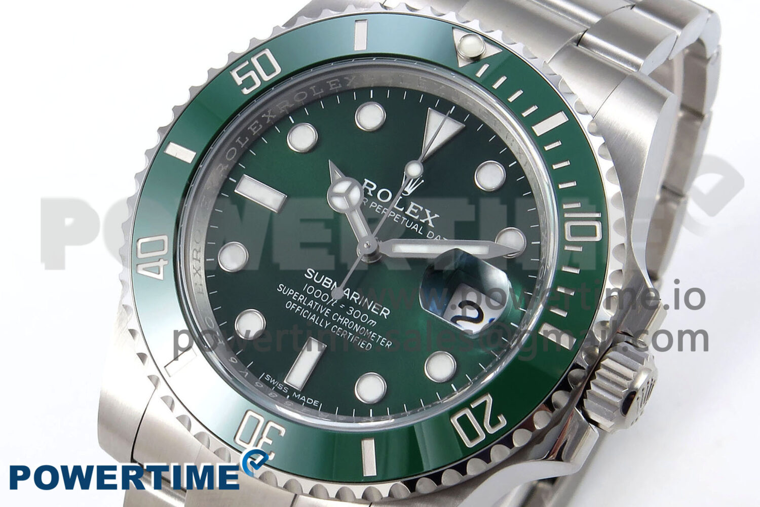 Submariner 116610 LV Green Ceramic ARF 1:1 Best Edition 904L SS Case and Bracelet SH3135 - Image 2