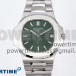 Nautilus 5711/1A 3KF 1:1 Best Edition Green Dial on SS Bracelet A324 Super Clone V2