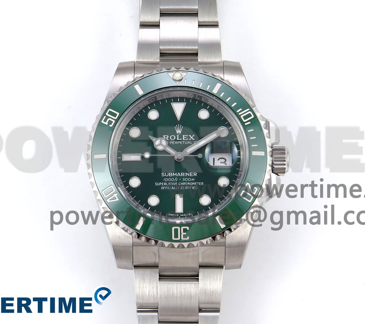Submariner 116610 LV Green Ceramic ARF 1:1 Best Edition 904L SS Case and Bracelet SH3135