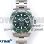 Submariner 116610 LV Green Ceramic ARF 1:1 Best Edition 904L SS Case and Bracelet SH3135