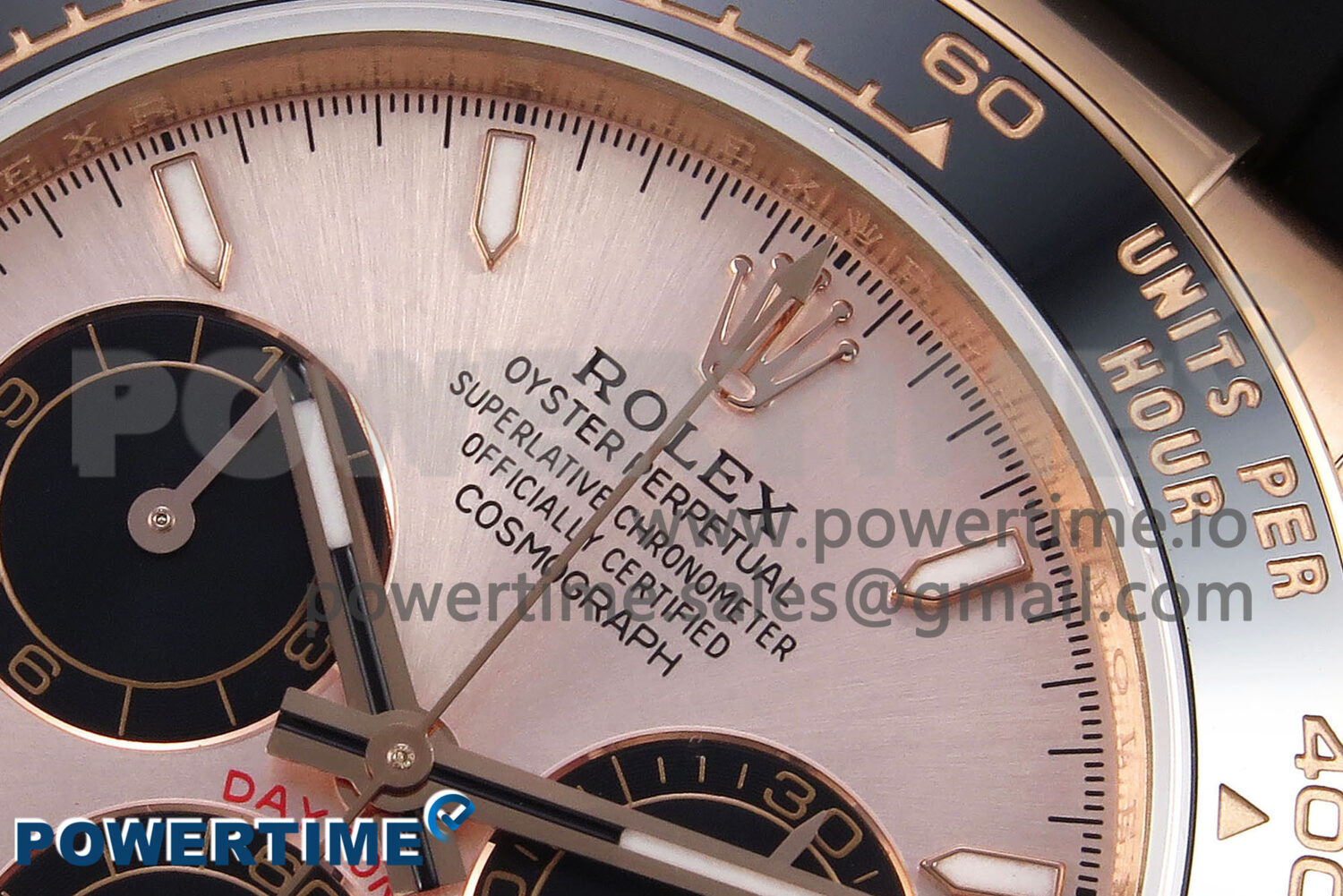 Daytona 126515 QF 1:1 Best Edition RG/Black Dial on Oysterflex Strap SH4131 V6 (Weighted) - Image 4