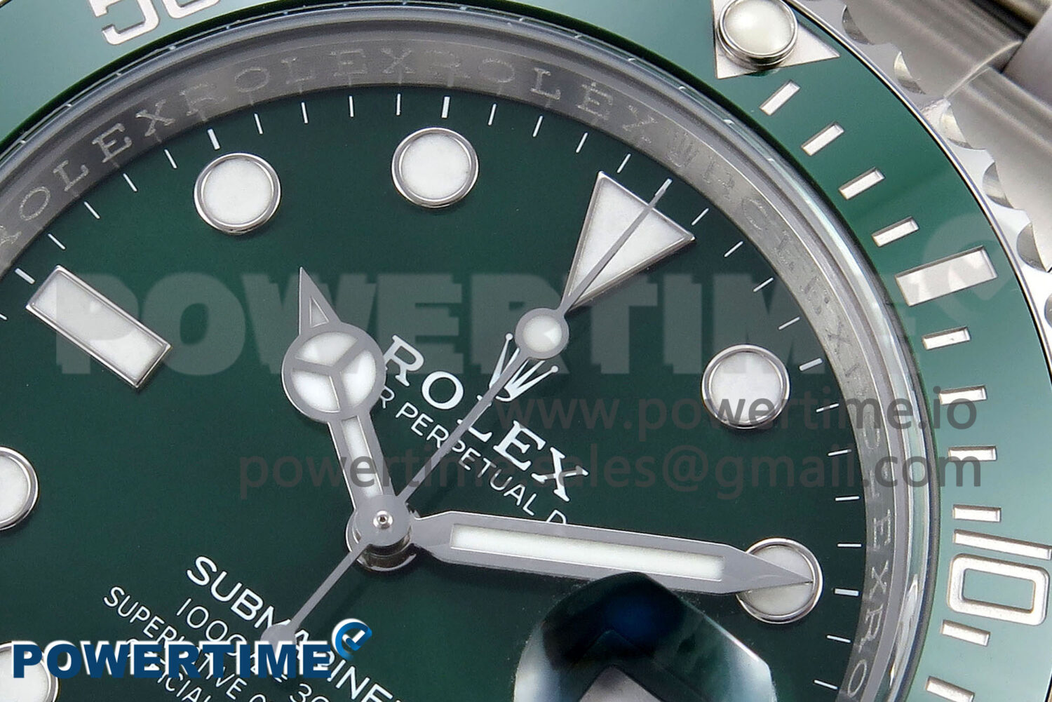 Submariner 116610 LV Green Ceramic ARF 1:1 Best Edition 904L SS Case and Bracelet SH3135 - Image 4