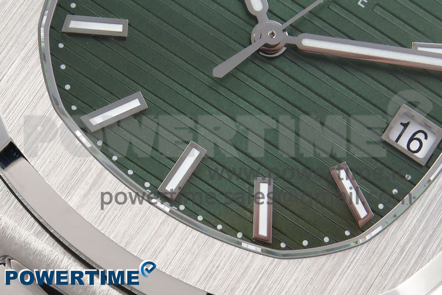 Nautilus 5711/1A 3KF 1:1 Best Edition Green Dial on SS Bracelet A324 Super Clone V2 - Image 5