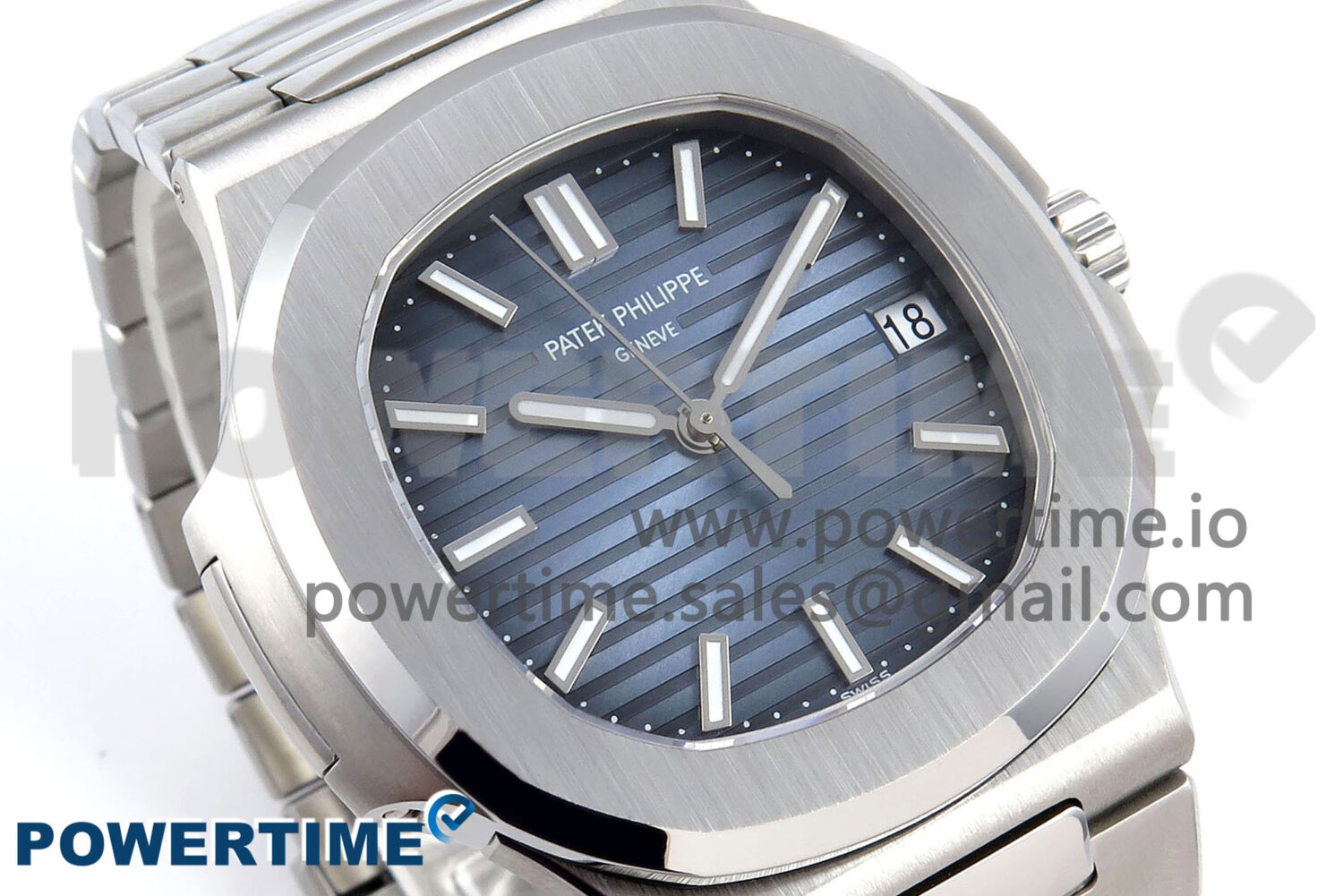 Nautilus 5711/1A 3KF 1:1 Best Edition Blue Dial on SS Bracelet A324 Super Clone V2 - Image 2