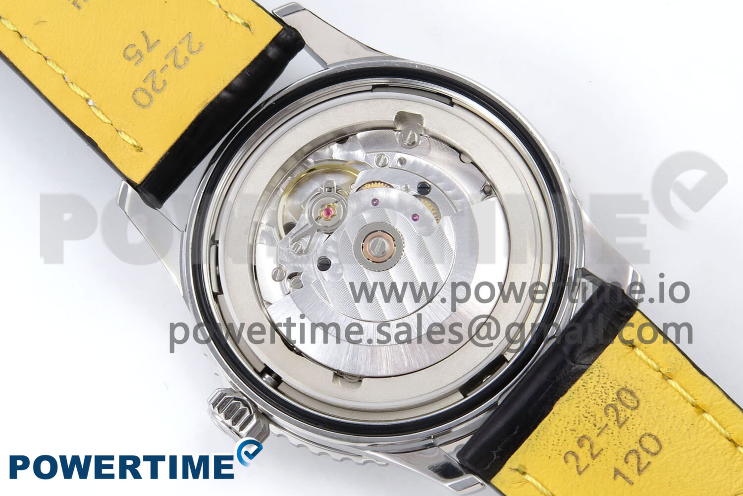 Navitimer Automatic 41mm SS TF 1:1 Best Edition Green Dial on Black Leather Strap A2824 - Image 9