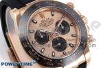 Daytona 116515 LN ZF 1:1 Best Edition RG/Black Dial on Oysterflex Strap SH4130 (Gain Weight) - Image 3