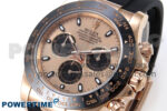 Daytona 116515 LN ZF 1:1 Best Edition RG/Black Dial on Oysterflex Strap SH4130 (Gain Weight) - Image 2