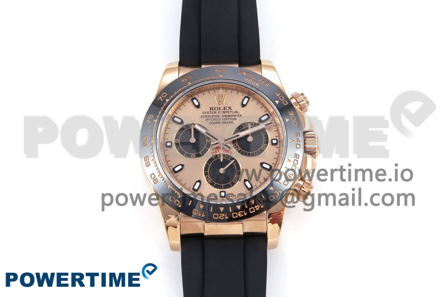 Daytona 116515 LN ZF 1:1 Best Edition RG/Black Dial on Oysterflex Strap SH4130 (Gain Weight) - Image 1