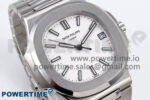 Nautilus 5711/1A 3KF 1:1 Best Edition White Textured Dial on SS Bracelet A324 Super Clone V2 - Image 2