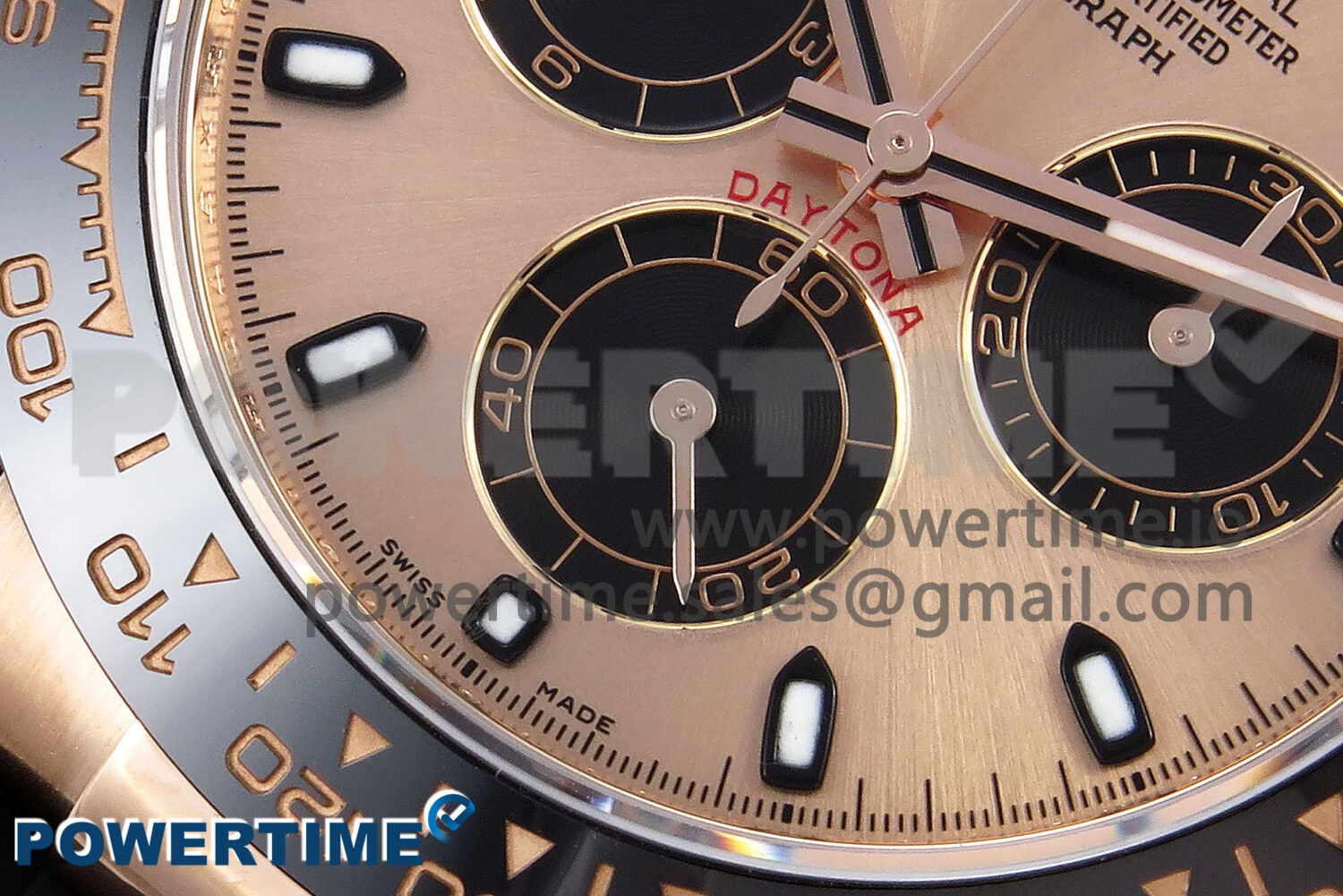 Daytona 116515 LN ZF 1:1 Best Edition RG/Black Dial on Oysterflex Strap SH4130 (Gain Weight) - Image 5