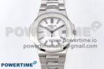 Nautilus 5711/1A 3KF 1:1 Best Edition White Textured Dial on SS Bracelet A324 Super Clone V2
