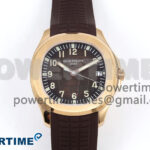 Aquanaut 5167R SS ZF 1:1 Best Edition Brown Dial on Brown Rubber Strap 330CS V2