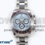 Daytona 126506 APSF 1:1 Best Edition Ice Blue Dial Crystal Marker on SS Braclet SH4131