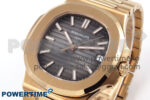 Nautilus 5711/1R RG 3KF 1:1 Best Edition Gray Textured Dial on RG Bracelet A324 Super Clone - Image 3