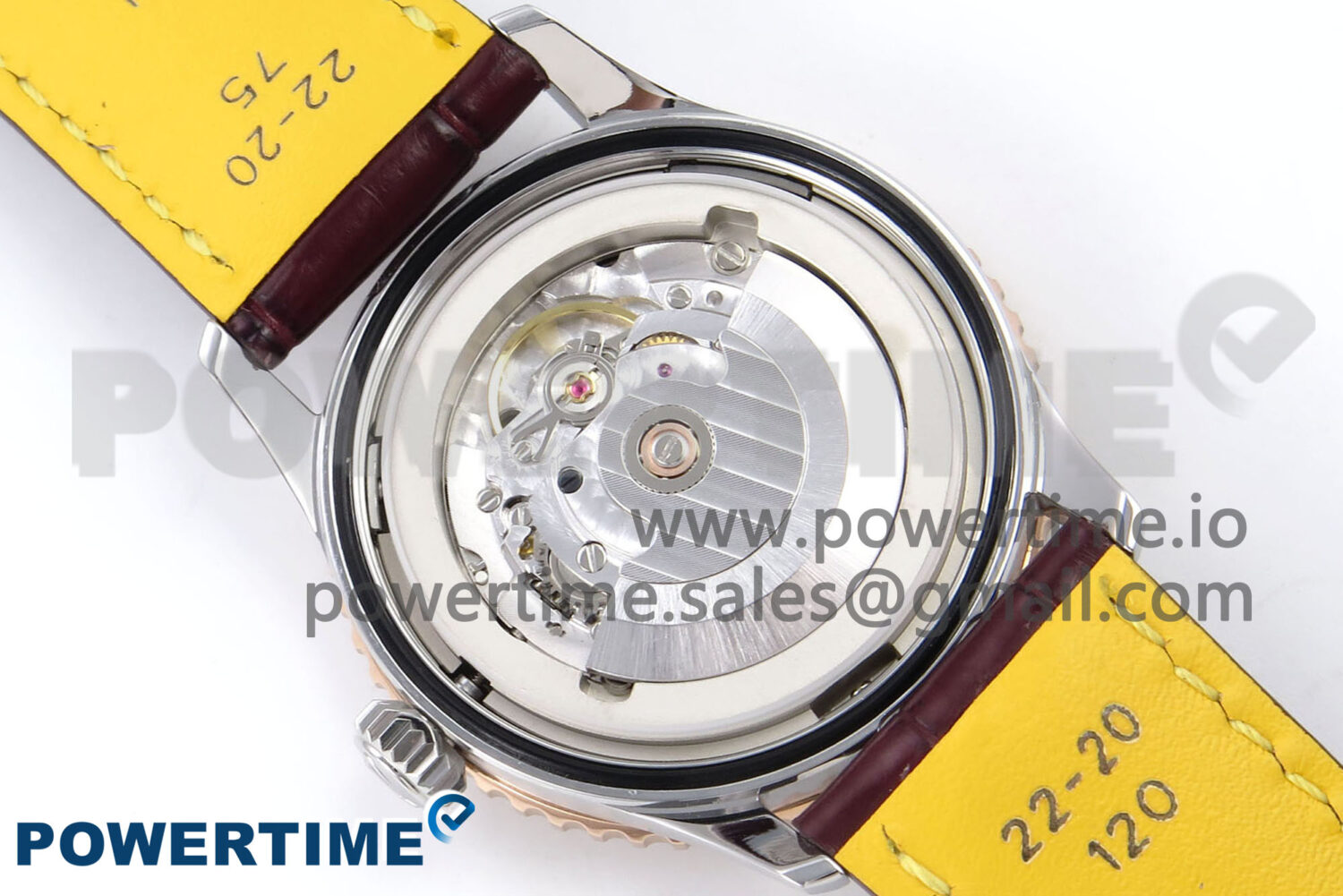 Navitimer Automatic 41mm SS/RG TF 1:1 Best Edition White Dial on Brown Leather Strap A2824 - Image 10