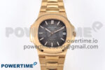 Nautilus 5711/1R RG 3KF 1:1 Best Edition Gray Textured Dial on RG Bracelet A324 Super Clone
