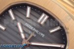 Nautilus 5711/1R RG 3KF 1:1 Best Edition Gray Textured Dial on RG Bracelet A324 Super Clone - Image 6