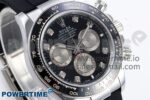 Daytona 126519 QF 1:1 Best Edition Black/Silver Diamonds Dial on Oysterflex Strap SH4131 V6 (Weighted) - Image 3