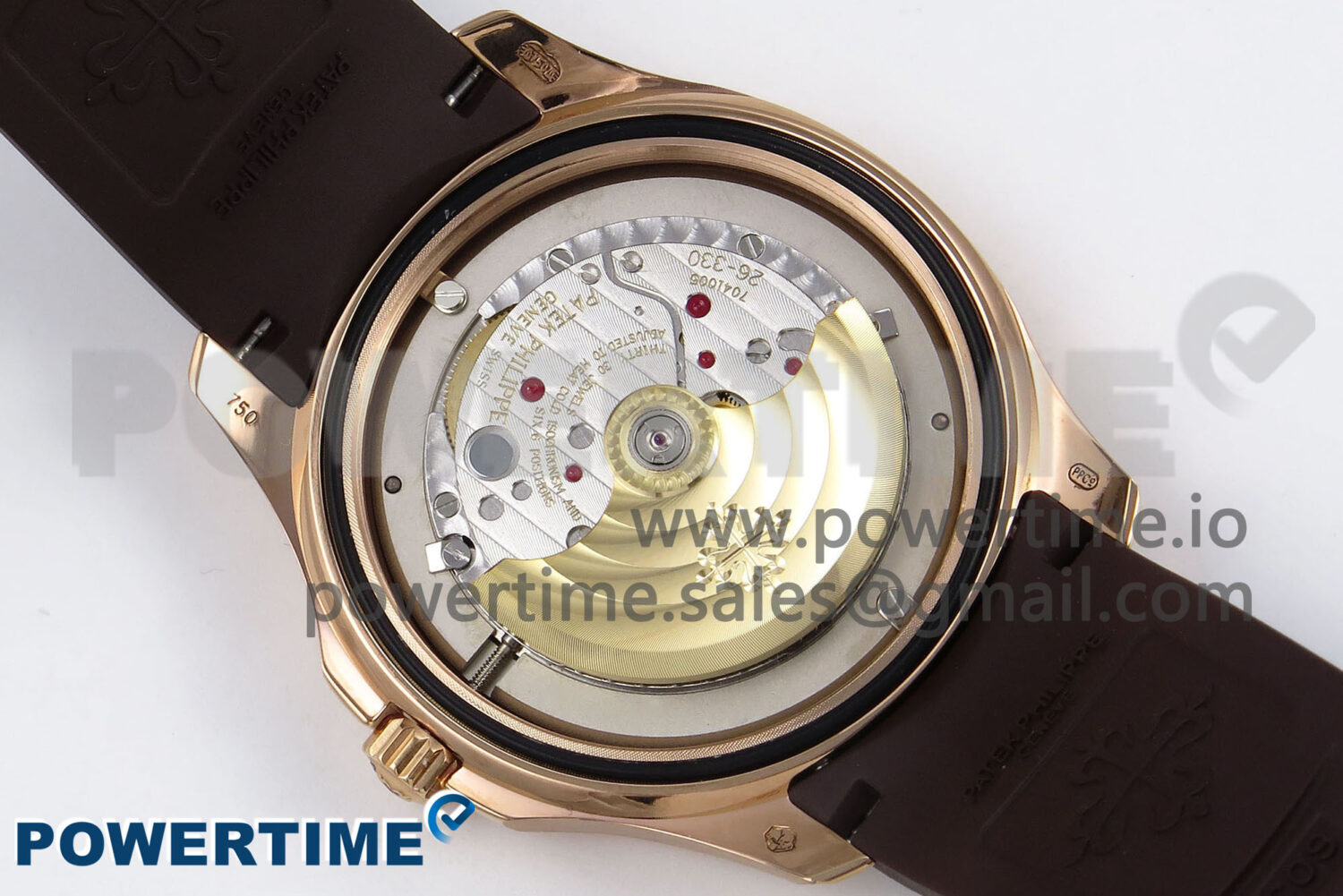 Aquanaut 5167R SS ZF 1:1 Best Edition Brown Dial on Brown Rubber Strap 330CS V2 - Image 10
