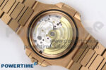 Nautilus 5711/1R RG 3KF 1:1 Best Edition Brown Textured Dial on RG Bracelet A324 Super Clone V2 - Image 9