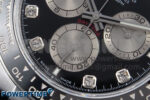 Daytona 126519 QF 1:1 Best Edition Black/Silver Diamonds Dial on Oysterflex Strap SH4131 V6 (Weighted) - Image 5