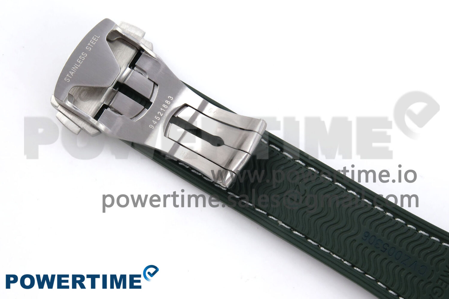 Planet Ocean 43.5mm SS VSF 1:1 Best Edition Green Bezel White Dial on Green Rubber Strap A8900 Super Clone - Image 14
