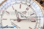 Navitimer Automatic 41mm RG TF 1:1 Best Edition White Dial on RG Bracelet A2824 - Image 4