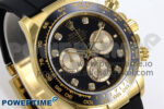 Daytona 126518 QF 1:1 Best Edition Black/YG Diamonds Dial on Oysterflex Strap SH4131 V6 (Weighted) - Image 3