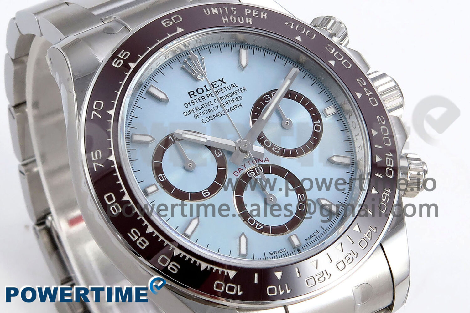 Daytona 126506 APSF 1:1 Best Edition Ice Blue Dial Lume Marker on SS Braclet SH4131 - Image 3