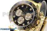 Daytona 126518 QF 1:1 Best Edition Black/YG Diamonds Dial on Oysterflex Strap SH4131 V6 (Weighted) - Image 2