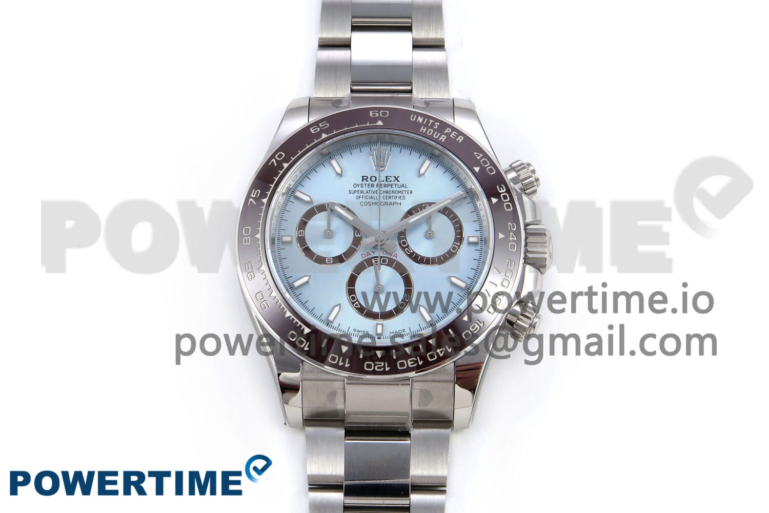 Daytona 126506 APSF 1:1 Best Edition Ice Blue Dial Lume Marker on SS Braclet SH4131 - Image 1