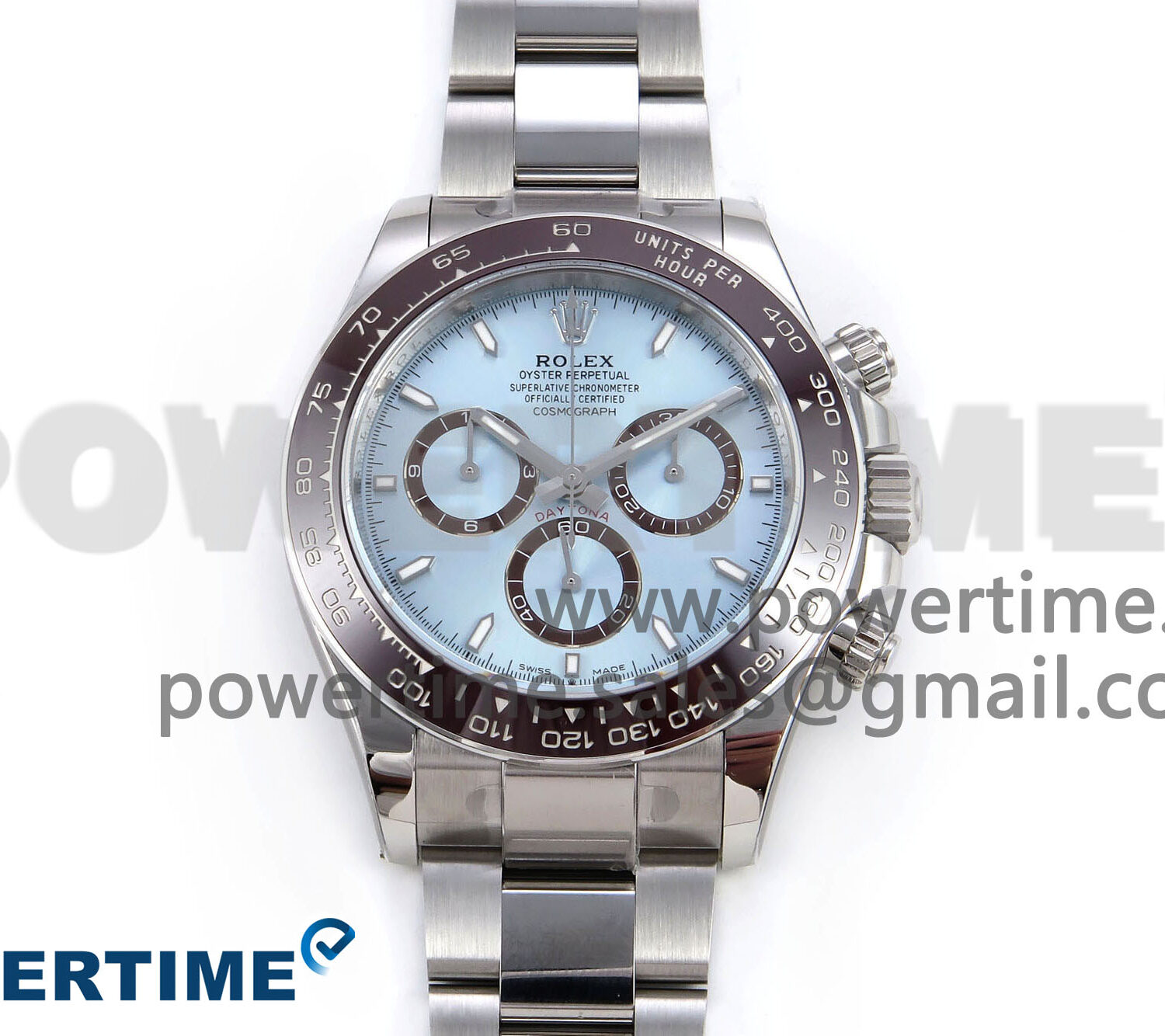 Daytona 126506 APSF 1:1 Best Edition Ice Blue Dial Lume Marker on SS Braclet SH4131