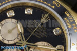 Daytona 126518 QF 1:1 Best Edition Black/YG Diamonds Dial on Oysterflex Strap SH4131 V6 (Weighted) - Image 4