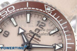 Planet Ocean 43.5mm SS VSF 1:1 Best Edition Brown Bezel Sand Dial on Sand Rubber Strap A8900 Super Clone - Image 4