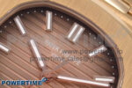 Nautilus 5711/1R RG 3KF 1:1 Best Edition Brown Textured Dial on RG Bracelet A324 Super Clone V2 - Image 4