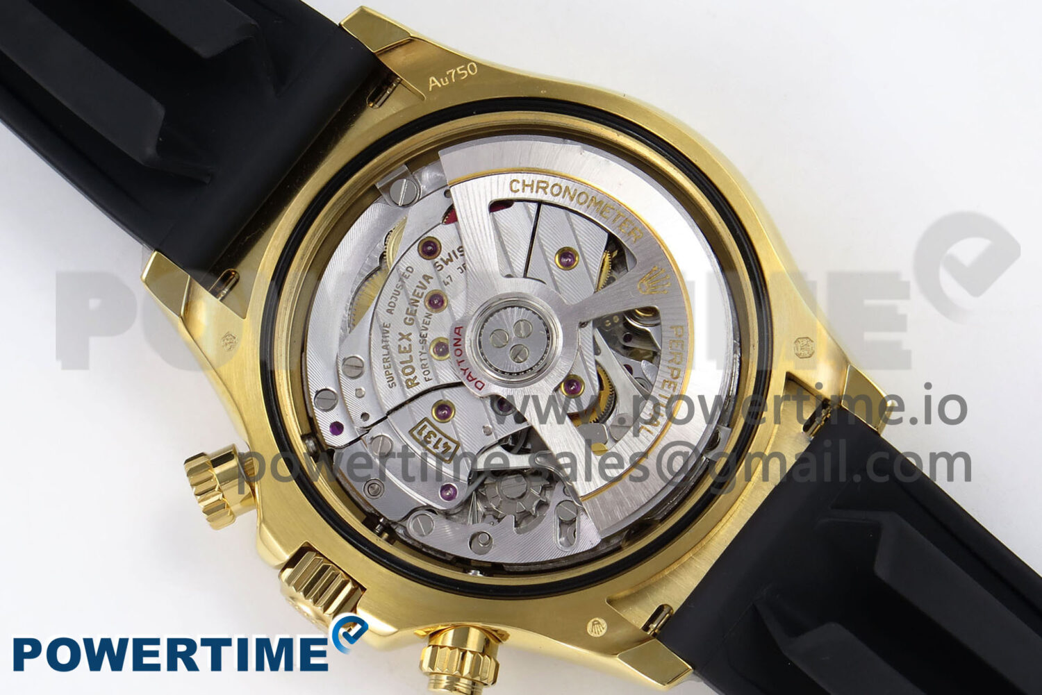 Daytona 126518 QF 1:1 Best Edition Black/YG Dial on Oysterflex Strap SH4131 V6 (Weighted) - Image 9