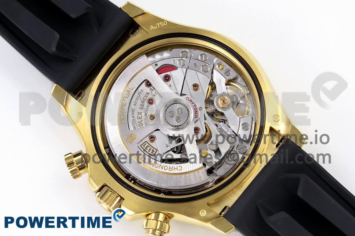 Daytona 126518 QF 1:1 Best Edition Black/YG Dial on Oysterflex Strap SH4131 V6 (Weighted) - Image 10